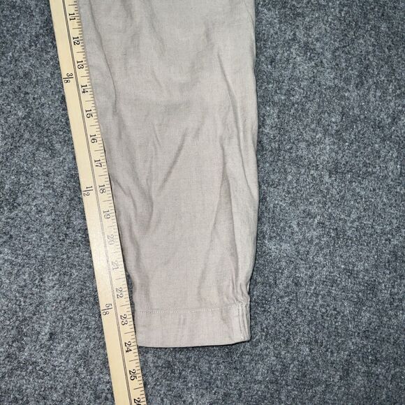 Babaton Aritzia Pants Womens Size XS Beige Dexter Linen Blend Jogger Casual - Picture 6 of 11